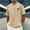 Khaki, variant on Dianli Shirts for Men Coconut Tree Print Short Sleeve Round Neck Sports T-Shirt Quick-Dry Breathable Lightweight Casual Fitness Tee Beach Loungewear Vacation Active