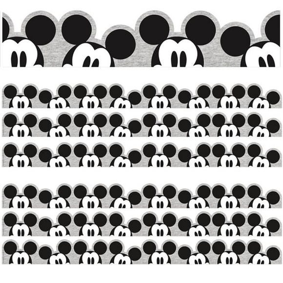Mickey Mouse Throwback Peeking Mickeys Extra Large Garniture Déco - Pack de 3