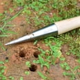 thumbnail image 1 of SHINYPASING 2pcs Garden Hole Digging Tools Wood Color for Gardening Use, 1 of 8
