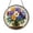 Acrylic 3.5 Inch, variant on Flower Vase Glass Style Window Hanging – Home Decor
