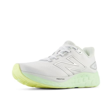 New Balance Women's Fresh Foam 680 V8 Running Shoe, White/Reflection/Melon Water, 10 Wide