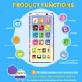 thumbnail image 5 of Leileiiiii Kids Smart Charging Phone Toy Music Sound Light Mobile Early Educational Toy Foam for Kids Ages 4-8, 5 of 9