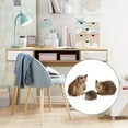 thumbnail image 2 of CIMAXIC Coffee Plastic Animal Figure Toy Set for Decoration 3Pcs 6.5 Inches,2.76"X2.56"X1.97", 2 of 5