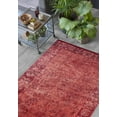 thumbnail image 5 of MineralniyeVodi Red Medallion Polyester Area Rugs for Living Room Washable Rugs Boho Moroccan Area Rug Soft Geometric Bohemian Distressed Indoor Rug for Bedroom Dining Room Foldable Nonslip Rug, 5 of 9