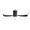thumbnail image 4 of MLiAN 42 inch 3 ABS Blades Smart LED Ceiling Fan with Remote... Black, 4 of 5