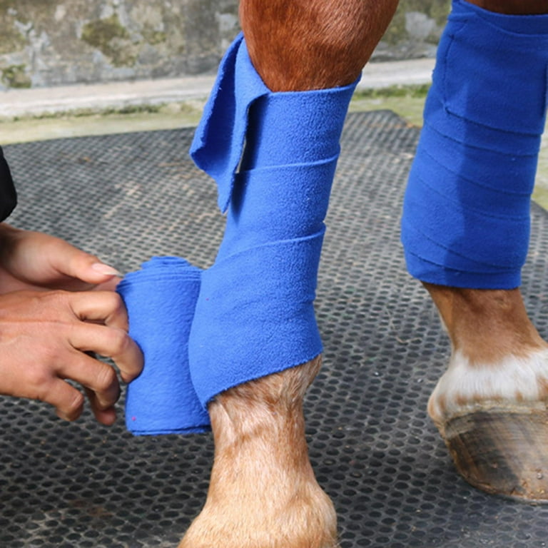 4 Pieces Horse Leg Wraps Equestrian Equipment Riding Racing 