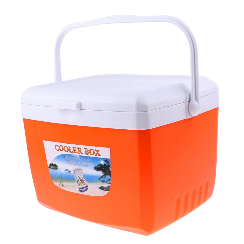 5L 13L Outdoor Camping Ice Chest Box With Handle 3 Colors , 13L orange