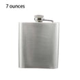 thumbnail image 4 of Toystoory Petaca de bolsillo de acero inoxidable Whisky Licor Vino Pot Flagon Camping Barra de herramientas TYPE2 7 onzas, 4 of 6