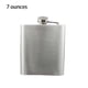 thumbnail image 4 of Toystoory Petaca de bolsillo de acero inoxidable Whisky Licor Vino Pot Flagon Camping Barra de herramientas TYPE2 7 onzas, 4 of 6