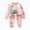 H154-Light Pink, variant on TOWED22 Infant Kids Girl Fall Winter Clothing Outfits Long Sleeve Crewneck Top and Relaxed Pants Set Cute Print Clothes 2 Piece(Watermelon Red,6-12 M)