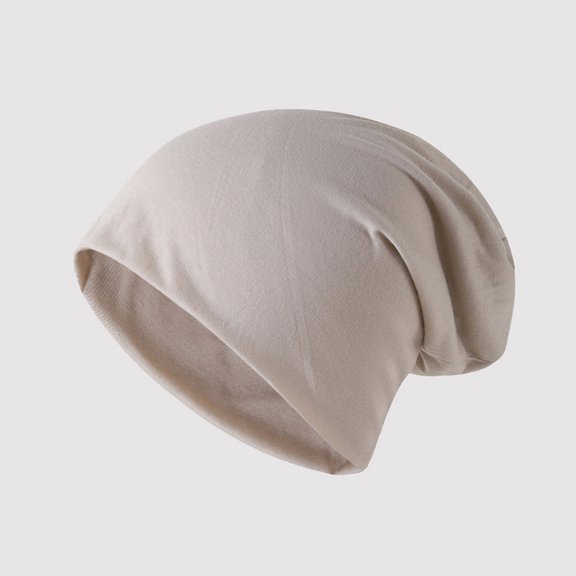 ZNQHFRE Women Thin Slouch Beanie Turban Hat, Lightweight Sleep Cap, Postpartum Maternity Head Wrap Hat For Indoor Air‑Condition Room Daily Use
