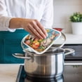 thumbnail image 4 of Easter Rabbits, Pot Holders for Kitchen Heatproof Potholder, 4 Pack Easter Bunny Egg Watercolor Floral Hot Pads Multipurpose Oven Pads Cloth Potholders Trivet for Cooking and Baking, 4 of 8