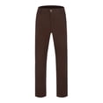 thumbnail image 6 of Men's Casual Pants Men's Autumn And Winter Slacks Tracksuit Pants With Pocket Stylish Jeans Cropped Coffee 32, 6 of 9