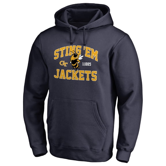 Men's Navy Georgia Tech Yellow Jackets Hometown Collection Pullover Hoodie
