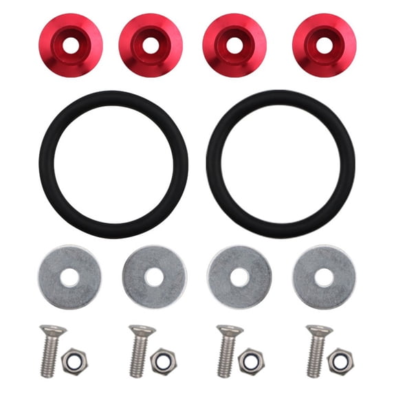 Quick Release Fasteners Fit Front Bumper Rear Bumper And Trunk/Hatch