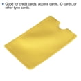 thumbnail image 4 of Uxcell Protector NFC Holder RFID Blocking Credit Card Sleeves Gold Yellow 15Pack, 4 of 5