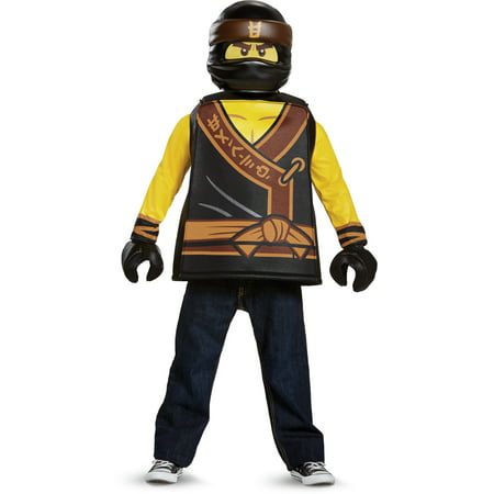 Child's Boys Classic LEGO® Ninjago Movie Black Ninja Cole Costume