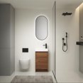 Small 18 Inch Bathroom Vanity with SoftClosing Single Sink Doors