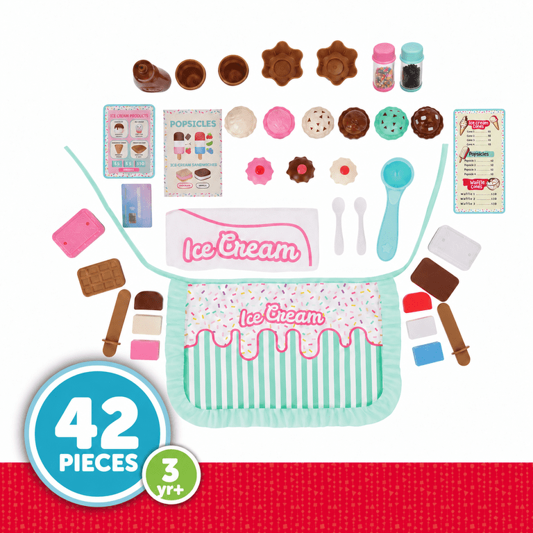 Kid Connection 42-Piece Ice Cream Cart Pretend Play Set photo 5