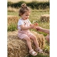 thumbnail image 5 of BemeyourBBs Toddler Baby Boy Girl Chicken Bib Overalls Shorts Kids Chick Rooster Embroidered Sleeveless Romper Jumpsuit with Adjustble Shoulder Strap Pockets Bbay Sprimg Summer Fall Clothes, 5 of 9