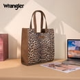 thumbnail image 6 of Wrangler Wildside Cheetah Tote Bag for Women Medium Top-handdle Handbags, Brown, 6 of 7