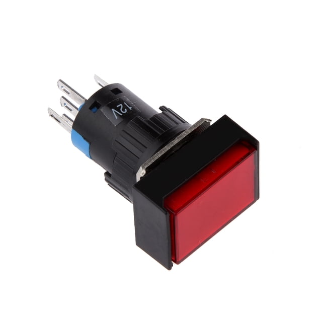 5 Pines 12V 24 * Mini Interruptor de Botón para Contactor kusrkot Botón miniatura