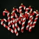 thumbnail image 3 of 12 Uds. Decoraciones para árboles de Navidad, bastón de caramelo colgante, decoración navideña, adornos de bastón de caramelo, colgante para árbol de Navidad (blanco-rojo), 3 of 5