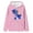 233# Pink, variant on oqasdz Girls Jackets Children Long Sleeve Cartoon Prints Hooded Coat Open Front Full Zip Cardigan with Pocket Comfortable Top Jacket Outwear Size 4 Y-5 Y