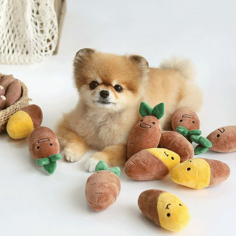 Potato Chip Bag Funny Dog Toys Plush Squeaker Food Toy For Small Medium Dogs  Interactive Squeaky Chew Puppy Toys - Dog Toys - AliExpress