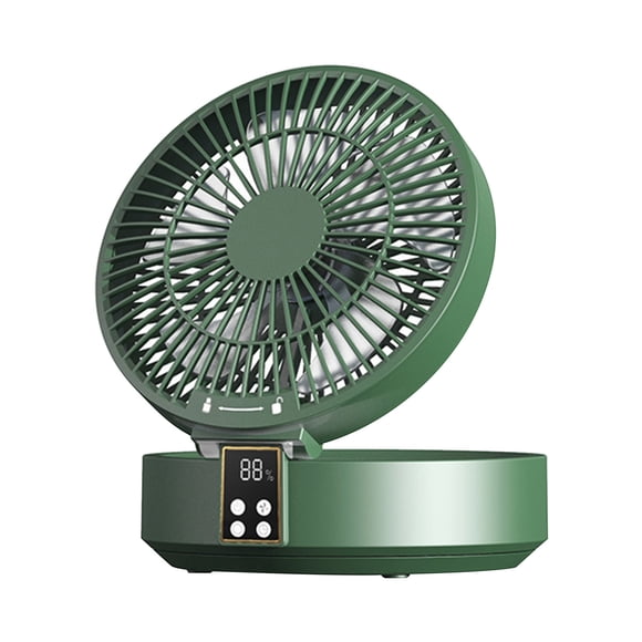 Ventilador, ventilador de techo, ventilador de escritorio, ventilador portátil, ventilador de escritorio, carga USB, ventilador pequeño plegable, ventilador portátil con cabezal vibratorio, ventilador