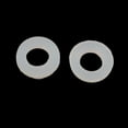 thumbnail image 2 of Unique Bargains 20pcs 19mm x 10mm x 3mm Silicone O Ring Seal Gaskets White for Pipe Tube Hose, 2 of 2