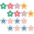 thumbnail image 4 of 20pcs Mini Flowers Small Flower Mini Flower Embellishments for Crafts Hair Clips, 4 of 9