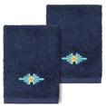 thumbnail image 2 of Linum Home Textiles 2-Pieces Tropical Fish Turkish Cotton Washcloths, 13" x 13", Blue, 2 of 3