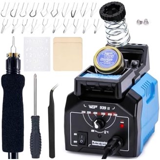 YIHUA 939D-II Soldering Station With Dual Carving Pyrography Pen Burni