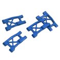 thumbnail image 1 of RC Front Rear Swing Arms, Improve Performance Aluminum Suspension Arms Set Refined Appearance Pressure  RC Accessories High Strength  for 1/18 RC Car Blue, 1 of 8