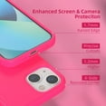 thumbnail image 3 of Compatible with iPhone 13 Mini Case, Liquid Silicone Gel Rubber Cover with Microfiber Lining, Full Body Drop Protection Phone Case for iPhone 13 5.4 Inch(2021), Hot Pink, 3 of 13