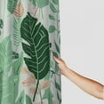 thumbnail image 3 of Orinice Tropical Leaves Shower Curtain with White Tassel for Bathroom Green Palm Leaf Shower Curtains Set Boho Banana Leaf Jungle Fabric Shower Curtain Bathtub Dorm Decorative Waterproof Hooks 60x72, 3 of 7
