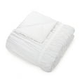 thumbnail image 3 of Modern Heirloom Emily White 3-Piece Pleated Comforter Set, Full/Queen, 3 of 5