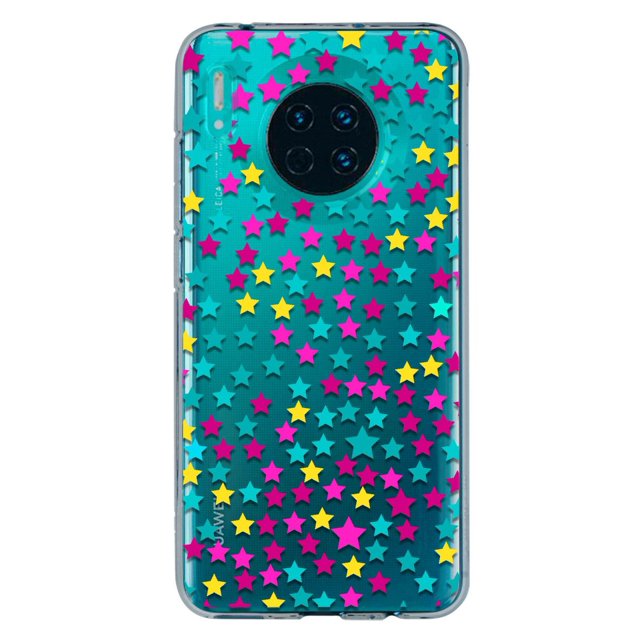 Funda Para Huawei Mate 30 Estrellas de Colores, Uso Rudo, InstaCase Protector para Huawei Mate 30 Antigolpes, Case Estrellas de Colores