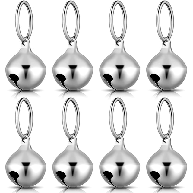 Campanas colgantes para mascotas YONGSHENG 8 piezas plata