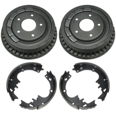 Rear Brake Drum Set - Compatible with 2000 - 2004 Chevy Tracker 2001 ...