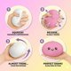 thumbnail image 4 of Juguete squishy Partymelon Dumpling, set de 2 piezas en rosa y blanco, 4 of 6