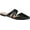 Black, variant on Journee Womens Olivea Slip On Almond Toe Mules Flats