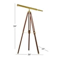 thumbnail image 3 of DecMode 39" x 59" Brass Metal Telescope, 1-Piece, 3 of 9