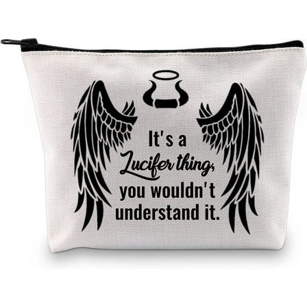 TV Show Inspired Zipper Makeup Cosmetic Bag Christmas Gift for Mom Girlfriend