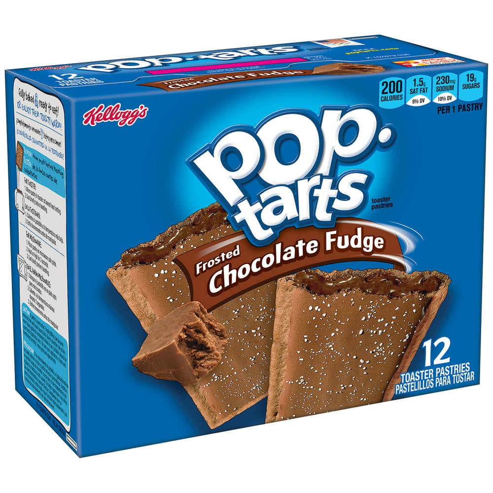 Pop Tarts Breakfast Toaster Pastries Frosted Chocolate Fudge 22 Oz 12 Ct