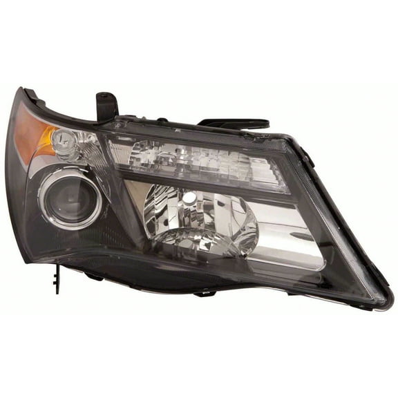 KAI New Standard Replacement Passenger Side Headlight Lens And Housing, Fits 2010-2013 Acura MDX