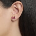 thumbnail image 4 of Disney Minnie Mouse Necklace and Stud Earrings for Women Official License, Fashion Jewelry Set with Red Chain and Enamel, 4 of 5
