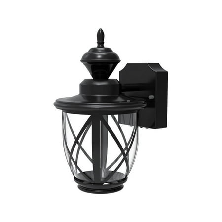 

Heath Zenith Motion-Sensing Hardwired LED Black Coach Light