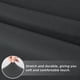 thumbnail image 4 of Juego de 4 fundas elásticas para sillas de comedor, color gris oscuro, fáciles de usar, 4 of 7